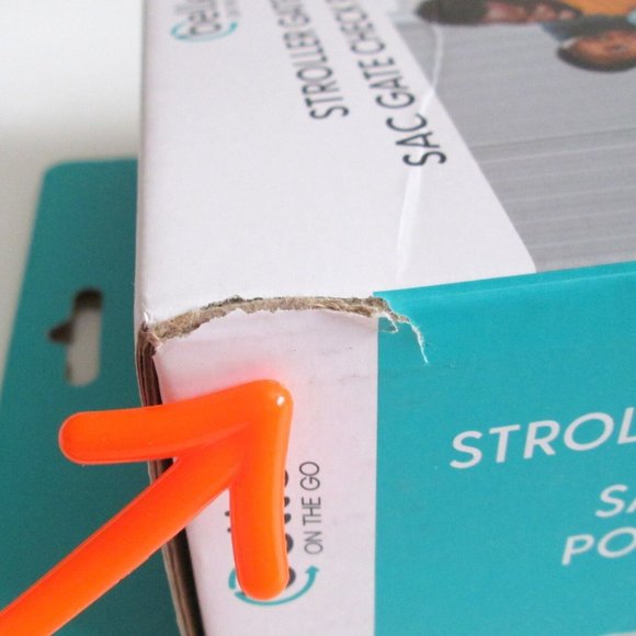 Belle On The Go Red Stroller Gate Check Bag Air Travel Cover New In Box - Picture 10 of 10